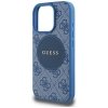 Etui Guess 4G Circle Classic Logo        MagSafe do iPhone 16 Pro niebieski